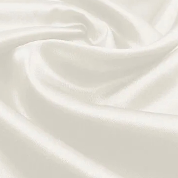 100% SILK SATIN White Large Shawl Scarf Wrap Wedding Bridal Bridesmaid Cover up - Picture 2 of 7